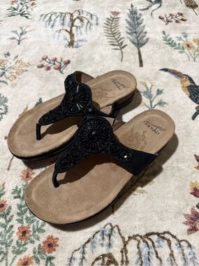 Dansko Pamela Black Jewelled size 37